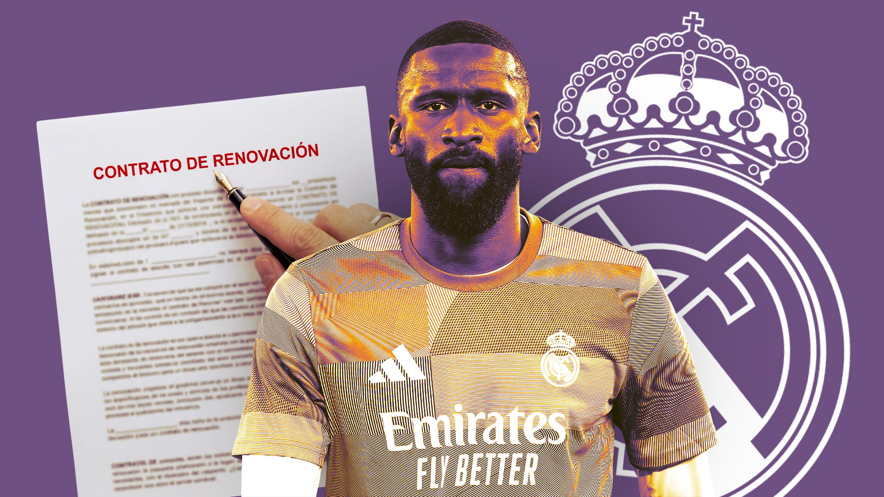 Rüdiger tiene una conversación pendiente para renovar con el Real Madrid