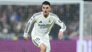 Dani Ceballos en un partido con el Real Madrid. (EP)