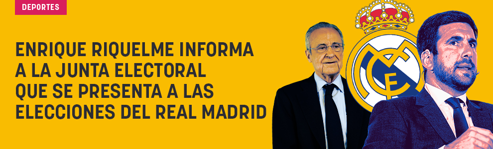 Enrique Riquelme informa a la junta electoral que se presenta a las elecciones del Real Madrid