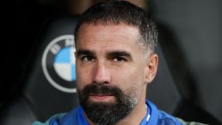 Carvajal, en el banquillo del Real Madrid. (Foto: Getty)