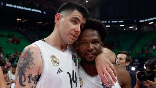 Deck y Feliz en la Final Four. (Real Madrid)