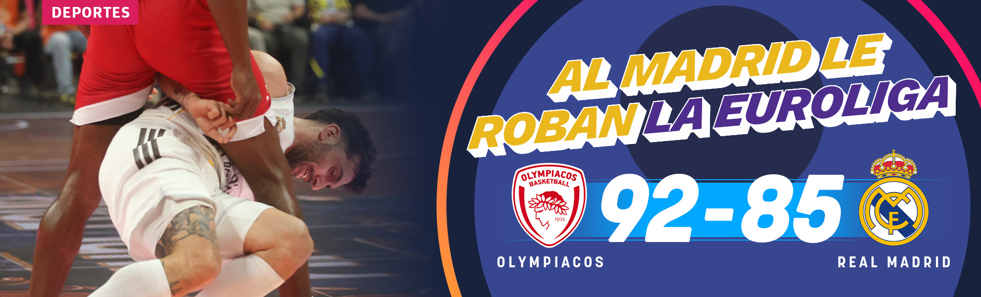 Al Real Madrid le impiden obrar el milagro y Olympiacos gana la Euroliga 13 años después