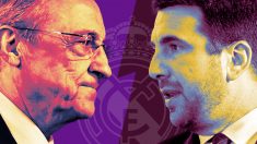 Florentino Pérez y Enrique Riquelme.