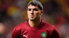 Brahim en un partido con Marruecos. (Getty)