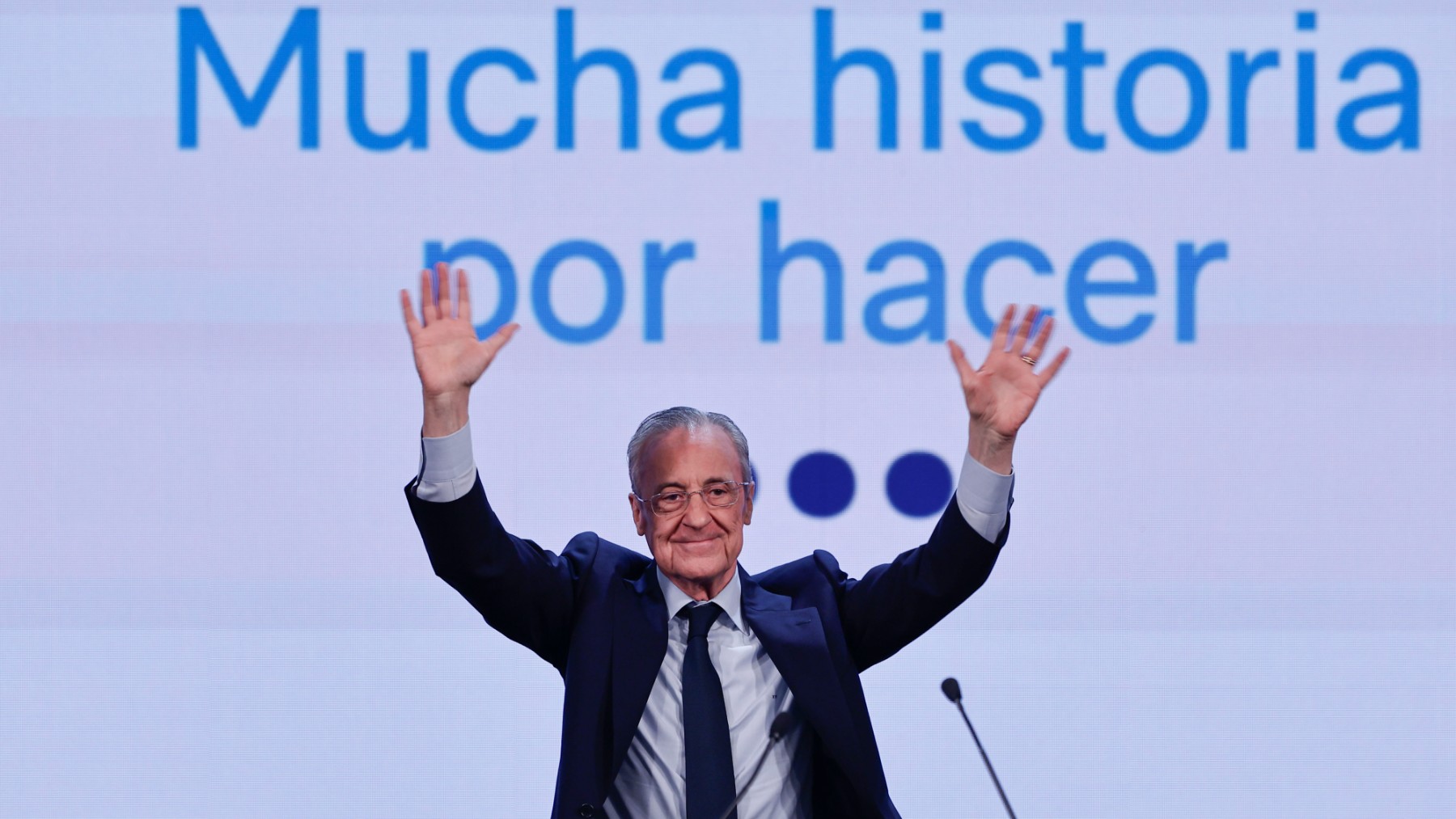 Las cinco frases demoledoras de Florentino Pérez en la presentación de su candidatura