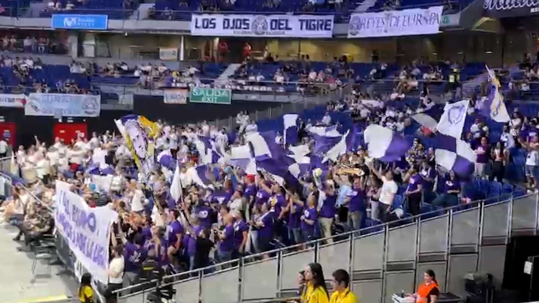 Brutal protesta de la afición madridista por el robo de Atenas: ¡Euroliga mafia!