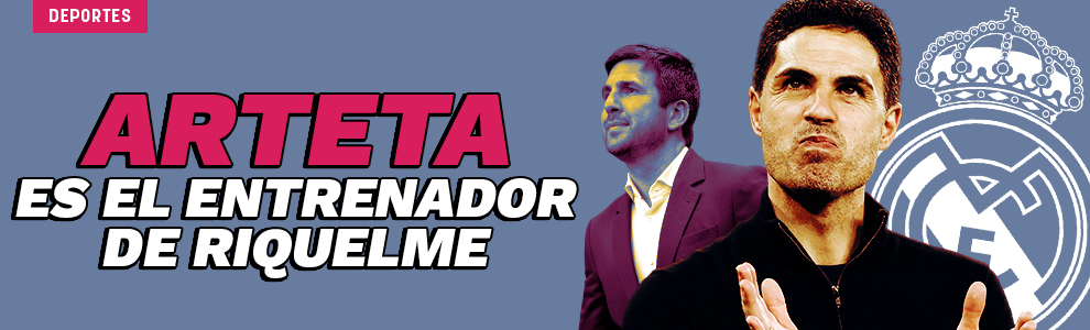 Arteta es el entrenador de Riquelme