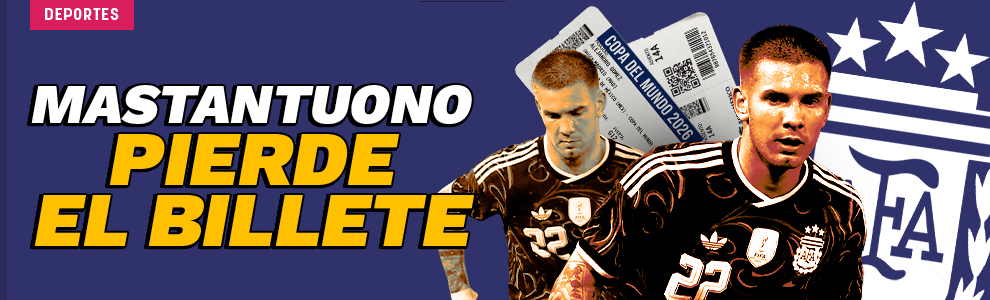 Mastantuono pierde el billete
