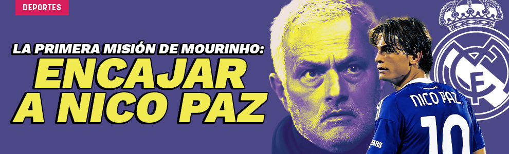 La primera misión de Mourinho: encajar a Nico Paz