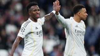 Vinicius y Mbappé en un partido del Real Madrid. (Foto: Getty)