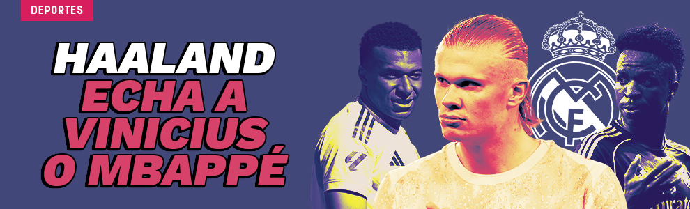 Haaland echa a Vinicius o Mbappé