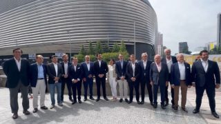 La Junta Directiva de Riquelme al completo.