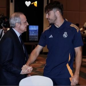Raúl Asencio, primer futbolista del Real Madrid en posicionarse tras las elecciones presidenciales