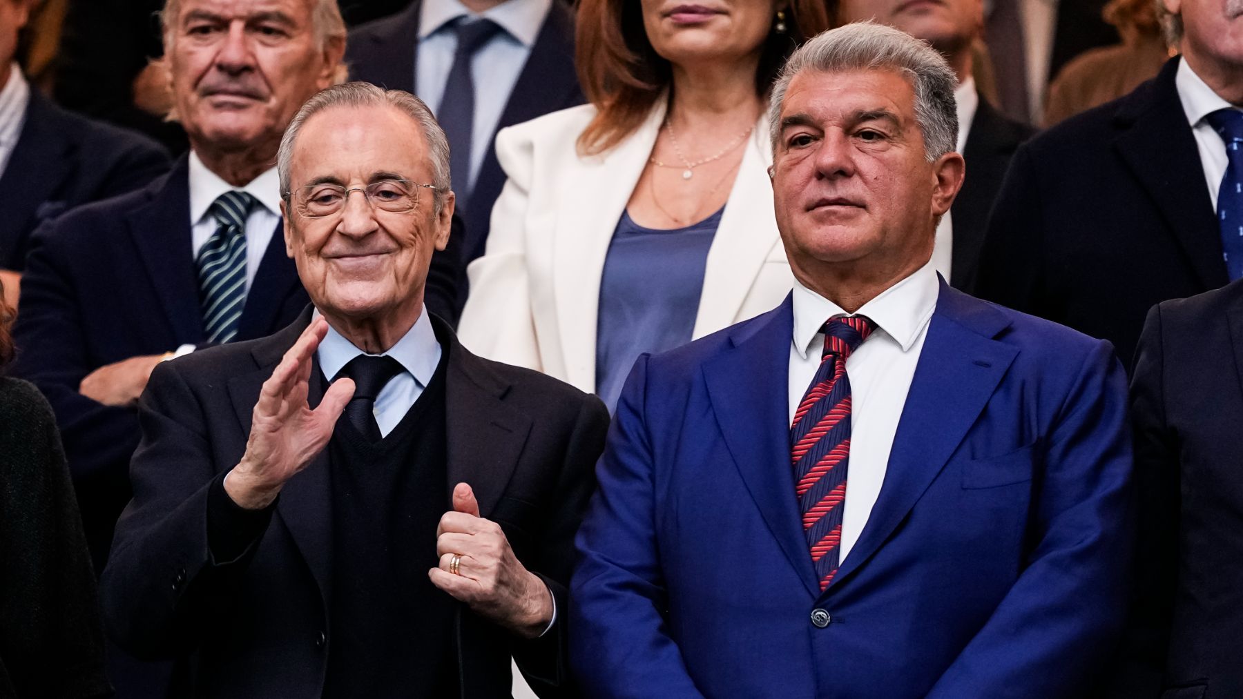 Joan Laporta, Florentino Pérez, Barcelona, Real Madrid, Negreira