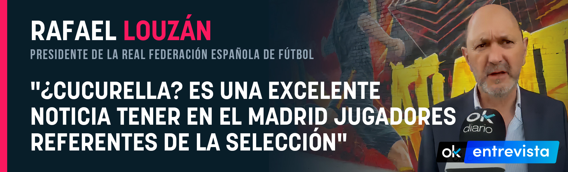 Louzán: ¿Cucurella? Es una excelente noticia tener en el Real Madrid jugadores referentes de la selección