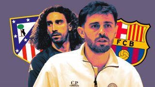 Bernardo Silva y Marc Cucurella.