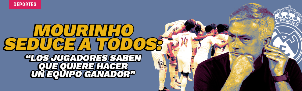 Mourinho seduce a todos: Los jugadores saben que quiere hacer un equipo ganador