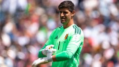 Courtois con la selección belga. (Getty)