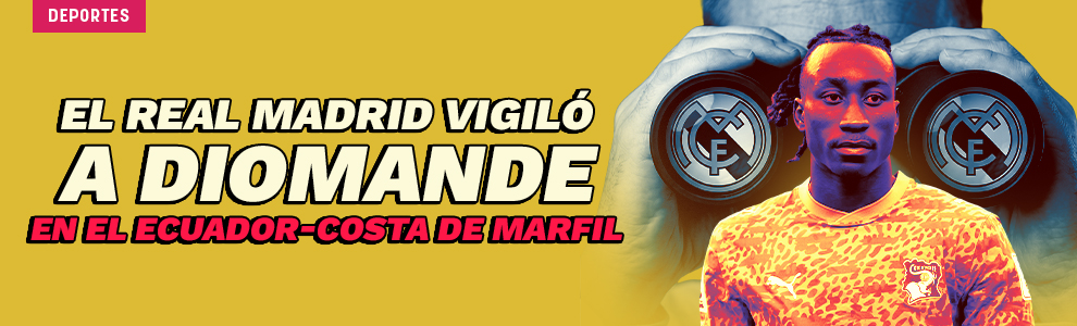 El Real Madrid vigiló a Diomandé en el Ecuador-Costa de Marfil