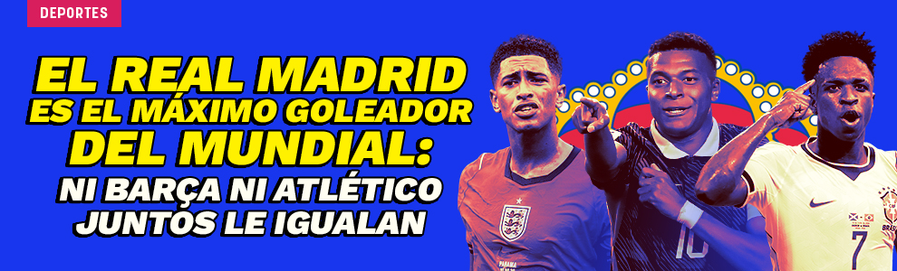 El Real Madrid es el máximo goleador del Mundial: ni Barça ni Atlético juntos le igualan