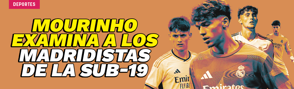 Mourinho examina a los madridistas de la Sub-19