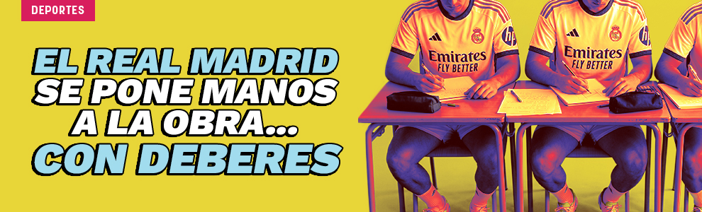 El Real Madrid se pone manos a la obra... con deberes