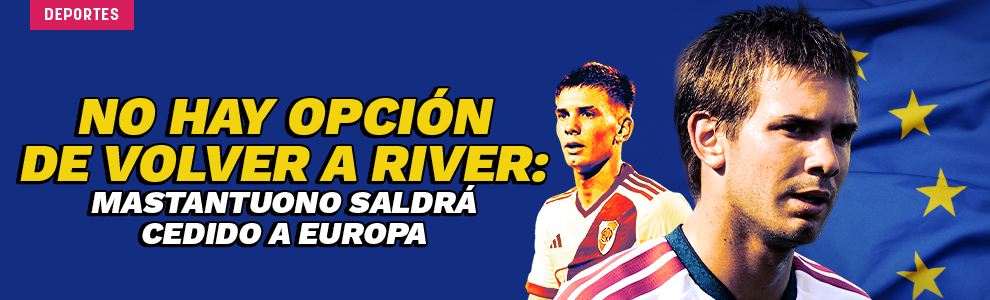 No hay opción de volver a River: Mastantuono saldrá cedido a Europa