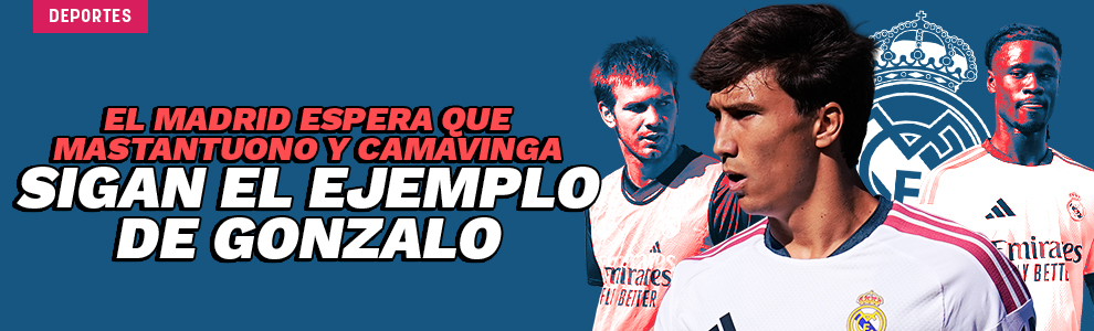 El Real Madrid espera que Mastantuono y Camavinga sigan el ejemplo de Gonzalo