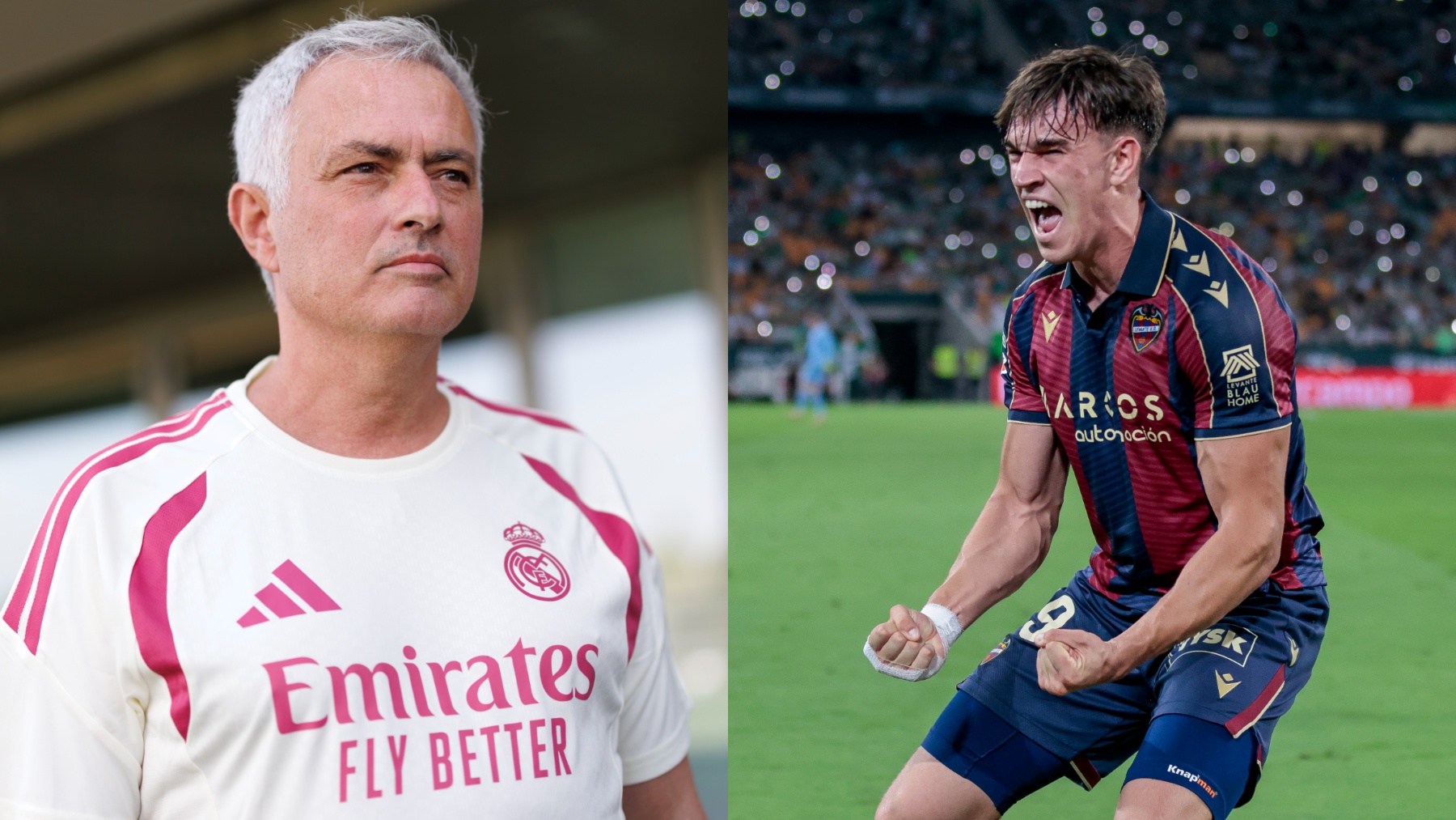 José Mourinho y Carlos Espí (Getty)