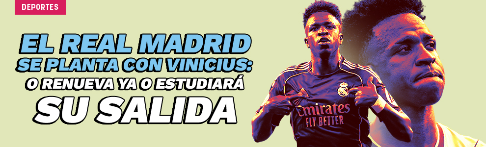 El Real Madrid se planta con Vinicius: o renueva ya o estudiará su salida