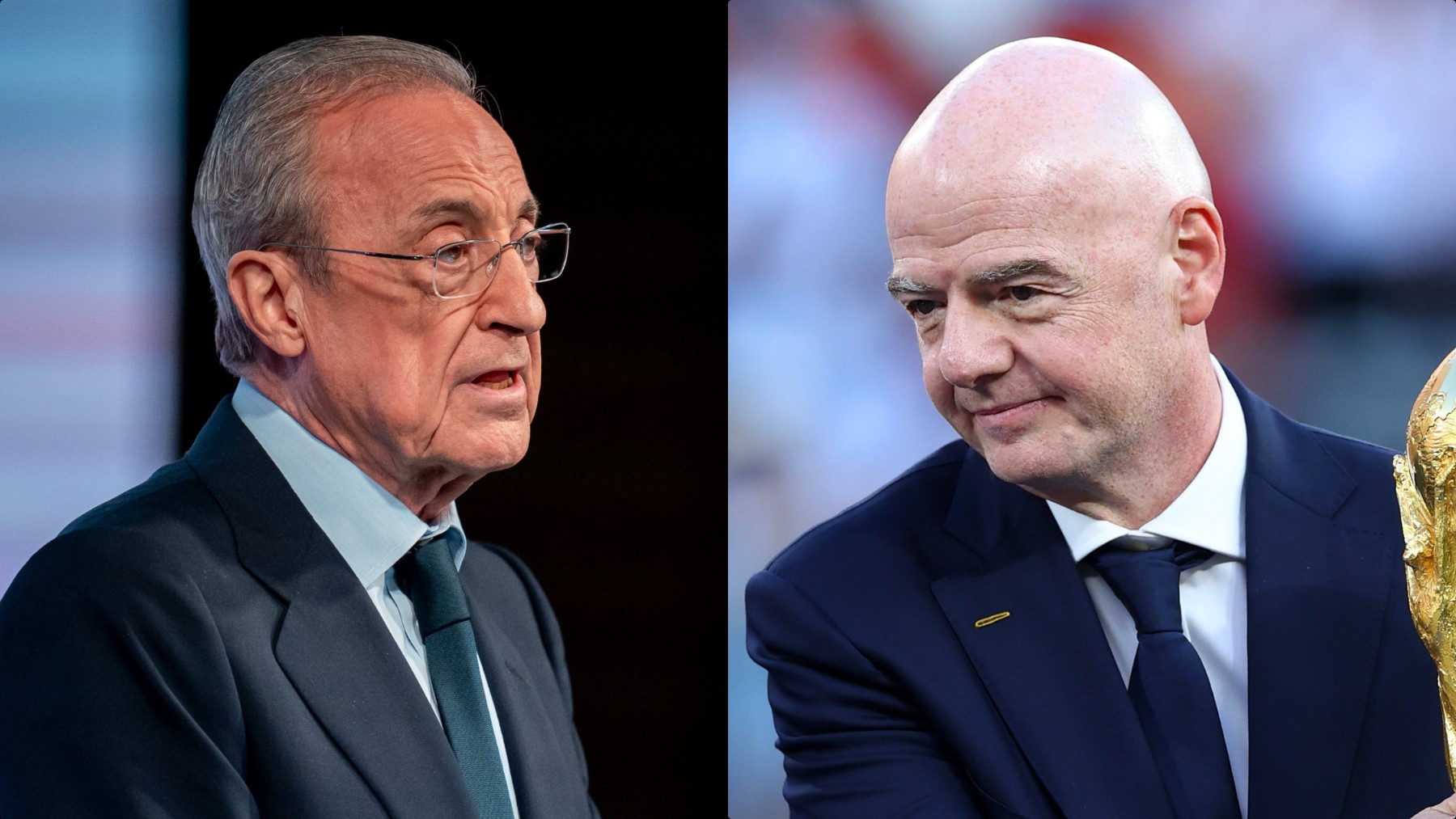 Florentino Pérez y Gianni Infantino