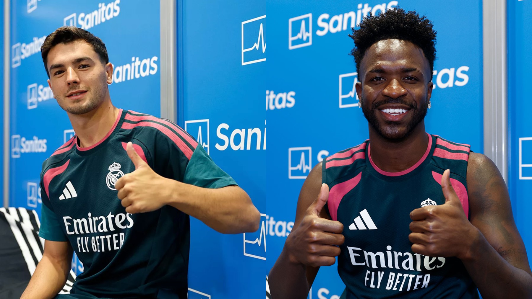 Vinicius Jr. y Brahim Díaz