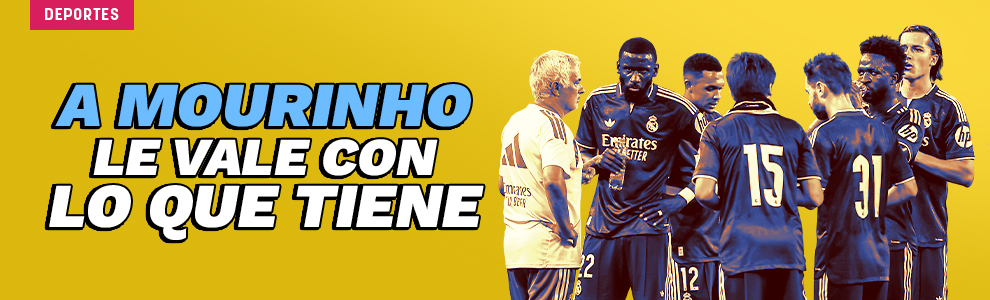 A Mourinho le vale con lo que tiene