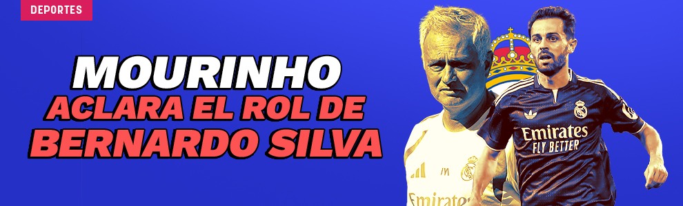 Mourinho aclara el rol de Bernardo Silva