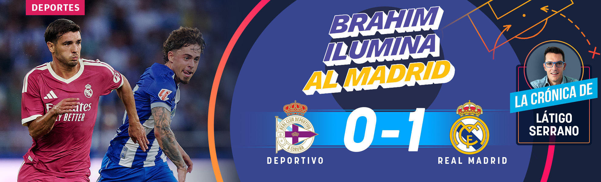 Bernardo Silva y Brahim iluminan al Madrid