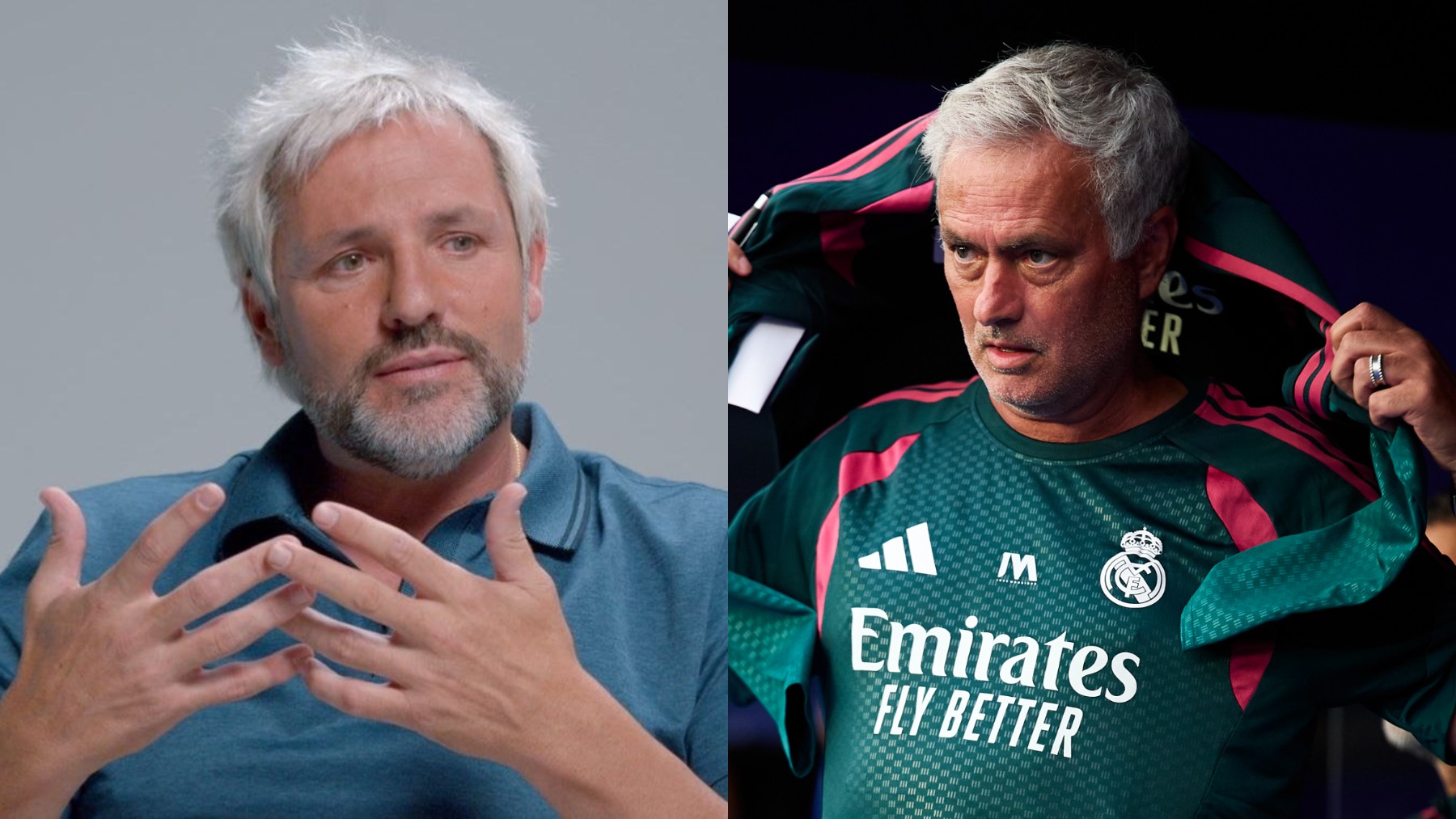 Santi Cañizares y José Mourinho