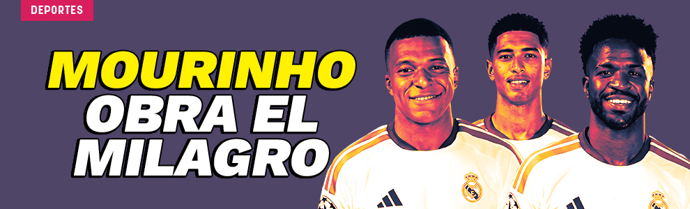 Mourinho obra el milagro con Mbappé, Vinicius y Bellingham