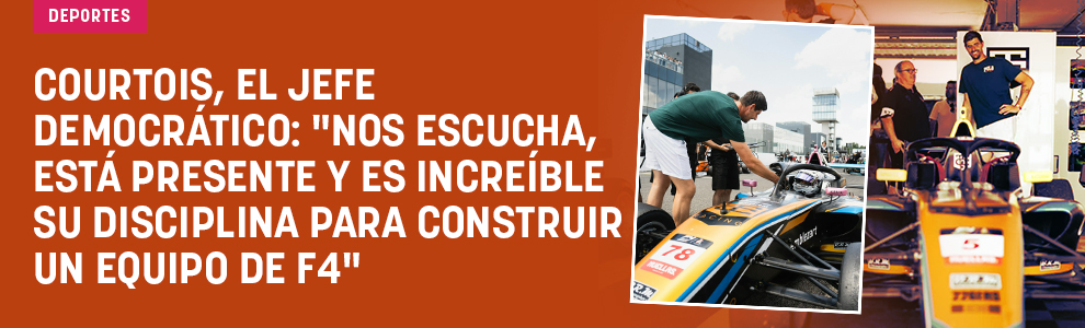 Courtois, el jefe democrático: Nos escucha, está presente y es increíble su disciplina para construir un equipo de F4