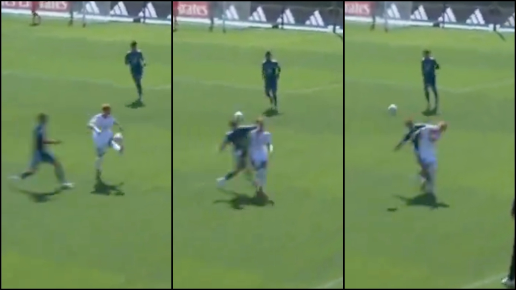 codazo Gabri Valero, Real madrid c