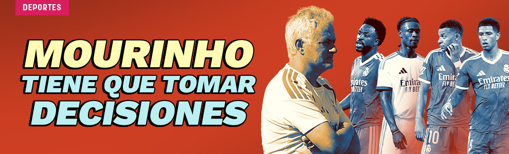 Mourinho tiene que tomar decisiones