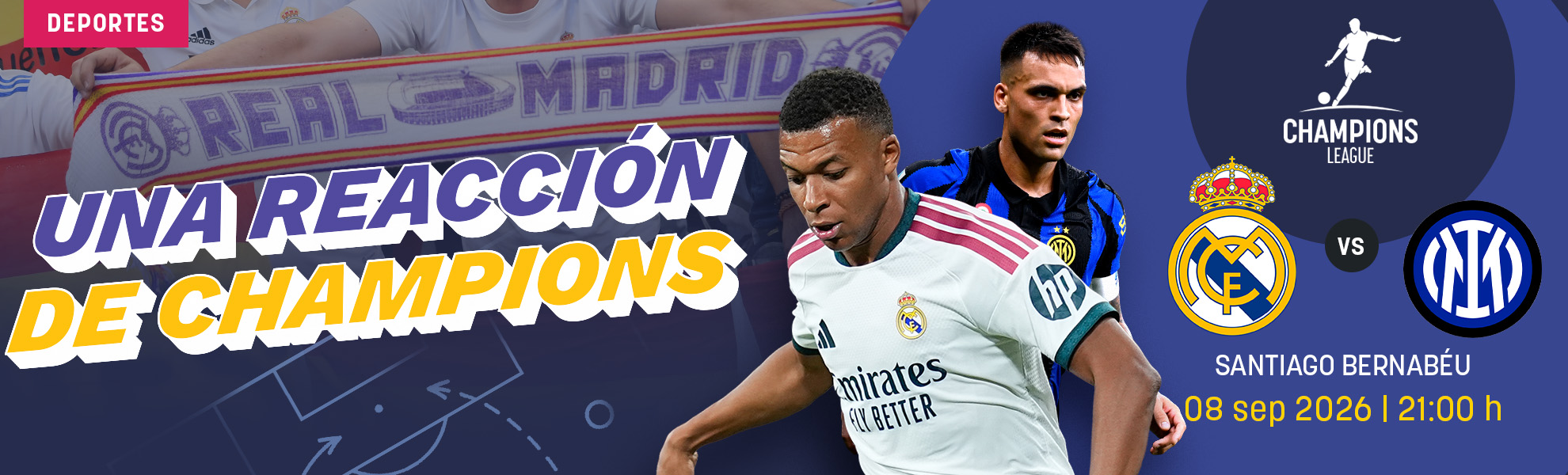 Real Madrid - Inter de Milán: en busca de una reacción de Champions