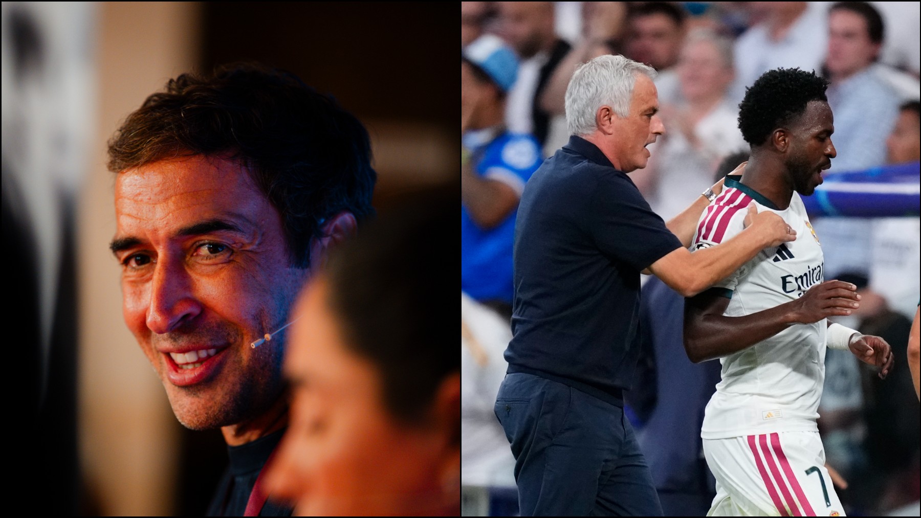 Raúl González defiende a Vinicius de los pitos en su estreno como comentarista: «Es un jugador que no se rinde»