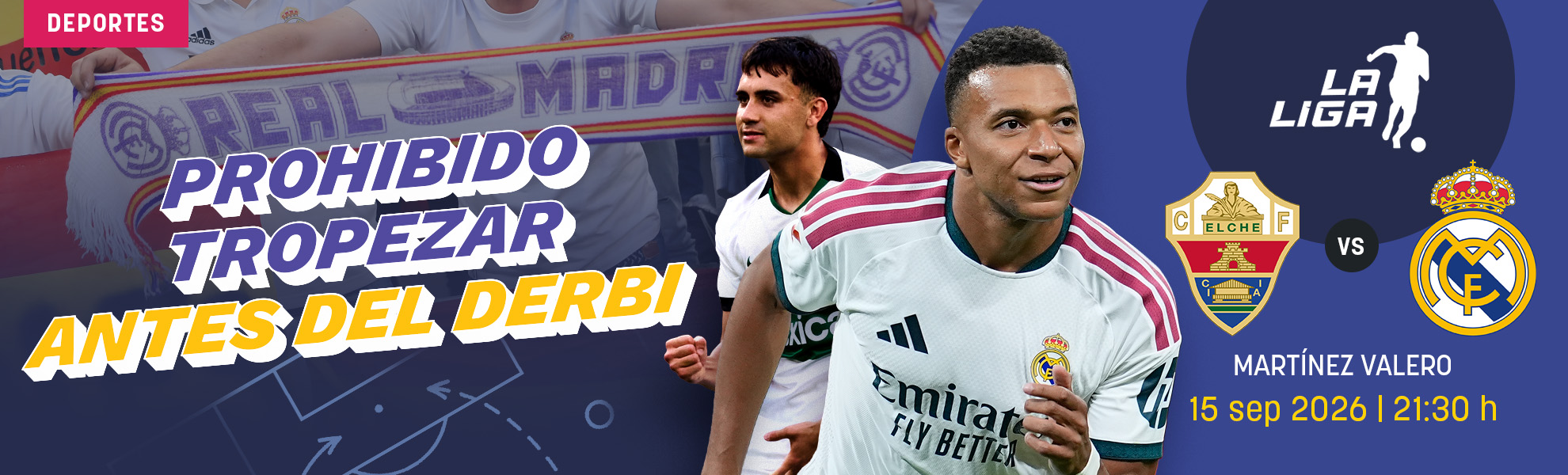 Elche - Real Madrid: prohibido tropezar antes del derbi