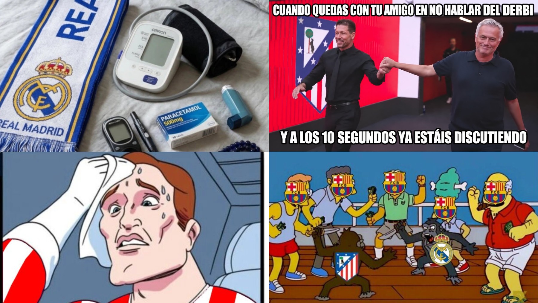 Memes del Atlético de Madrid - Real Madrid (Memedeportes)
