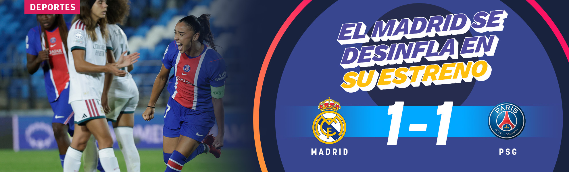El Real Madrid se desinfla en su estreno en Champions contra el PSG