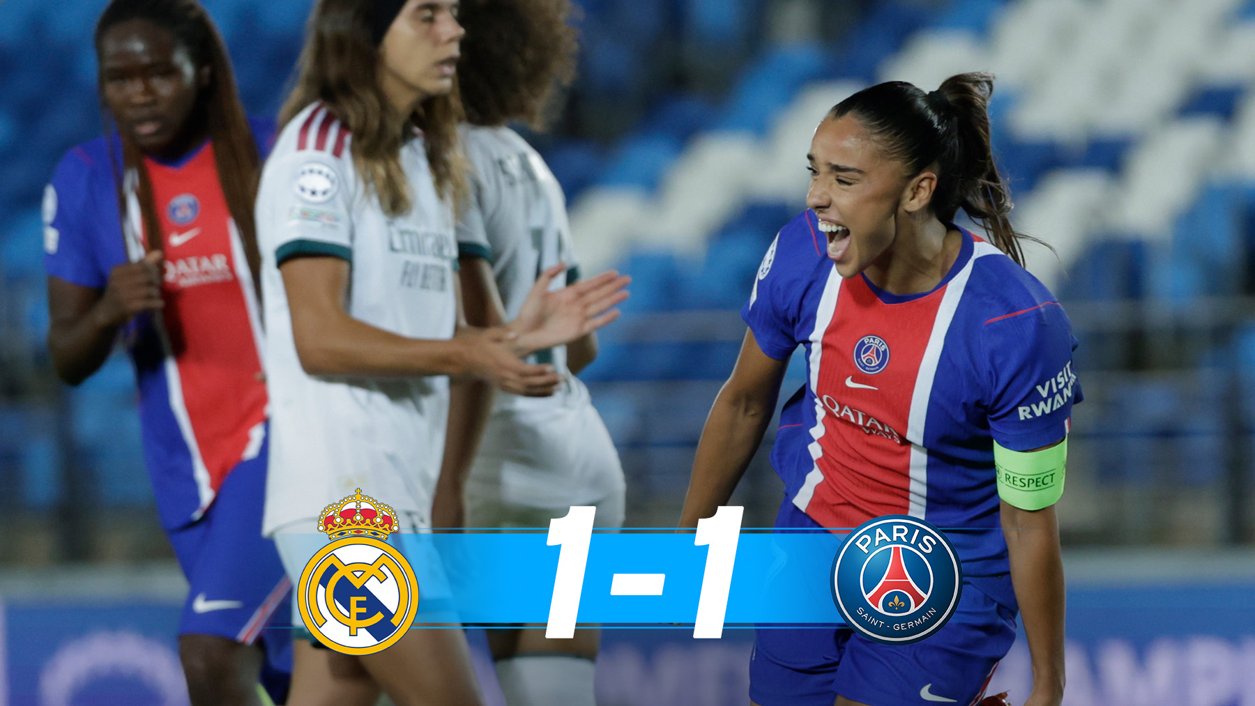 PSG, Real Madrid, Champions League femenina