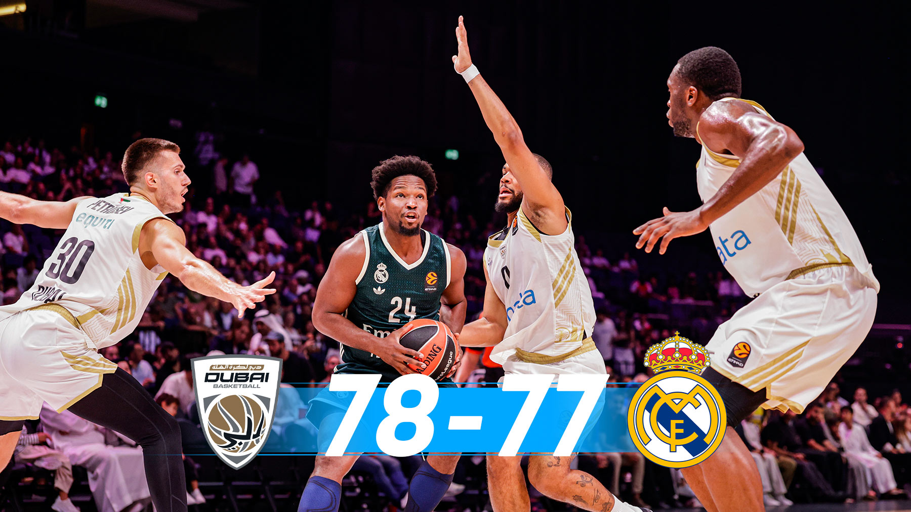 El Real Madrid repite sus pecados de la pasada temporada y cae contra Dubai en su debut europeo