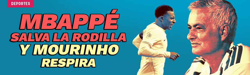 Mbappé salva la rodilla y Mourinho respira: No ha habido un daño estructural importante