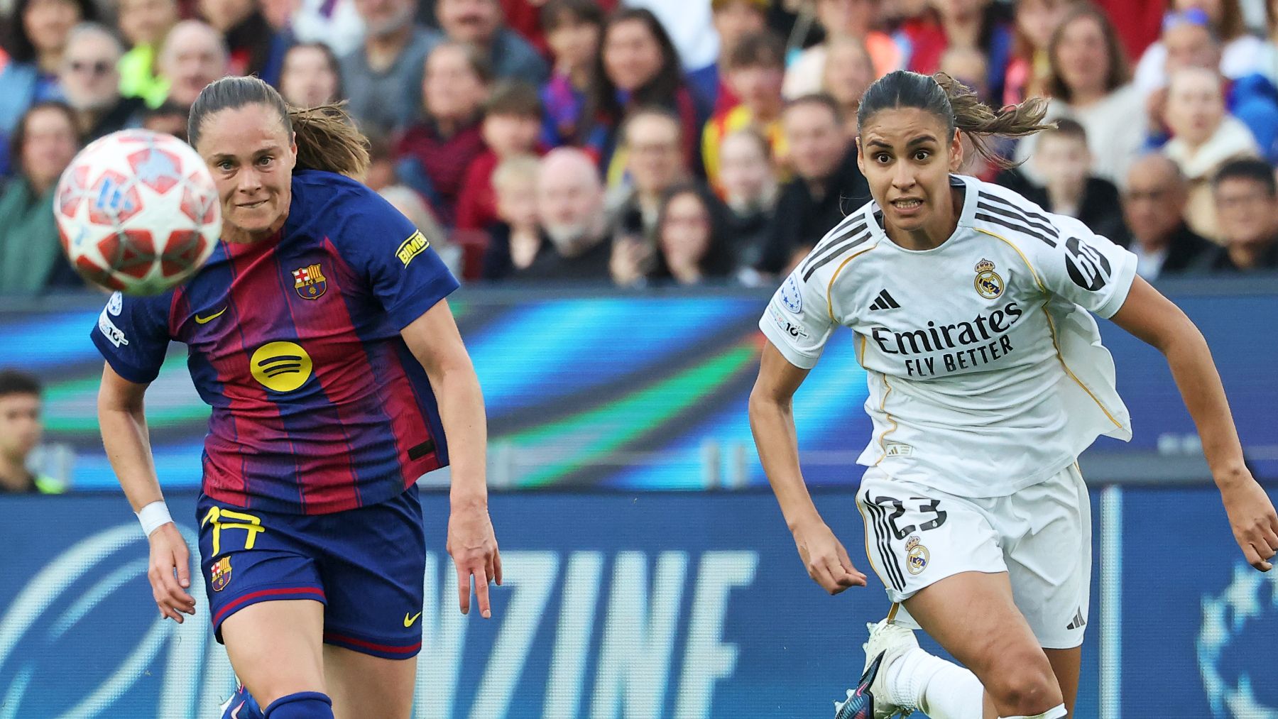 Clásico femenino, Real Madrid, Barcelona