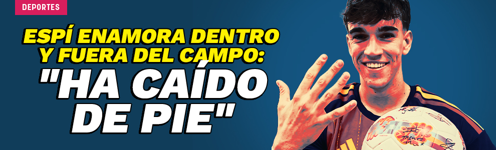 Espí enamora dentro y fuera del campo: Ha caído de pie